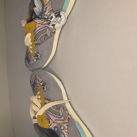 Inkkas Manu Multicolor Jogger Sneakers with Yellow Highlights. NWT - Picture 6 of 8